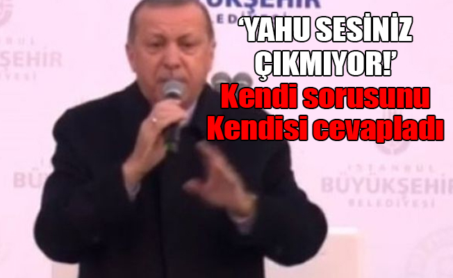 Erdoğan 'İslam dünyası nereye bakıyor' diye sordu, meydandan cevap alamayınca kızdı