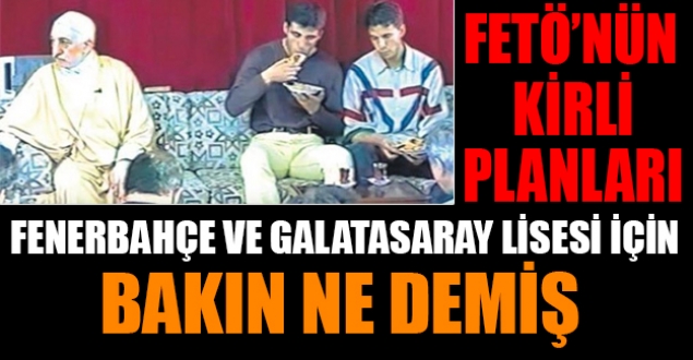 FETÖ'nün kirli planları