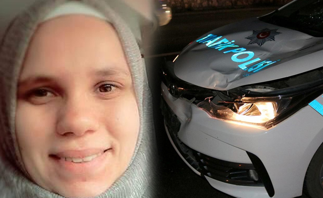 Trafik polisinin çarptığı genç kız öldü