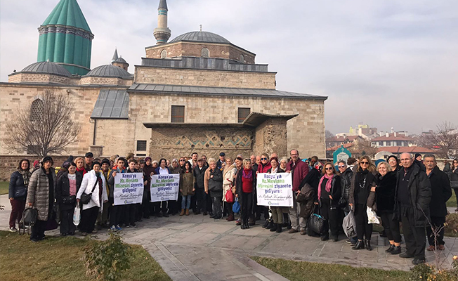 Bakırköylüler 744. yılında Mevlana'yı ziyaret ettiler