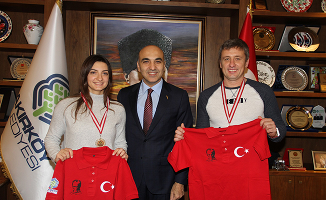 Avrupalı sporculardan Kerimoğlu'na ziyaret