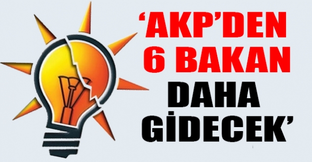 Gürsel Tekin: 6 bakan FETÖ'den gidebilir