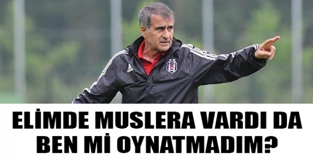 Şenol Güneş: Elimde Muslera vardı da oynatmadım mı?