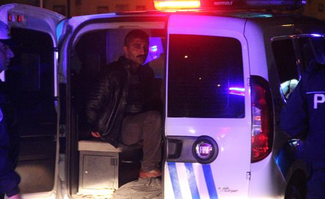 Polis aracına çarpan kişi alkollü çıktı!