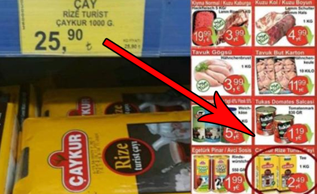 Alman marketçiden ÇAYKUR açıklaması