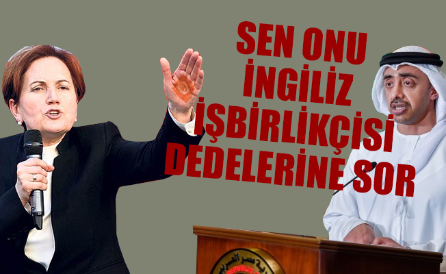 Akşener'den BAE Dışişleri Bakanı'na çok sert sözler