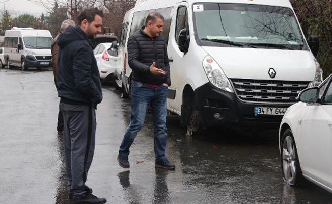 Yaklaşık 20 aracın lastiklerini bıçakladı!