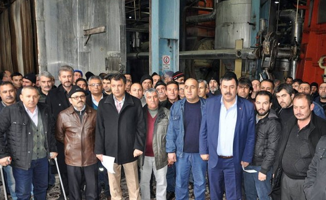 Şeker işçilerinden kadro eylemi