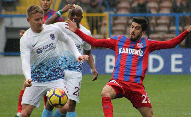 Kardemir Karabükspor-Trabzonspor: 1-1
