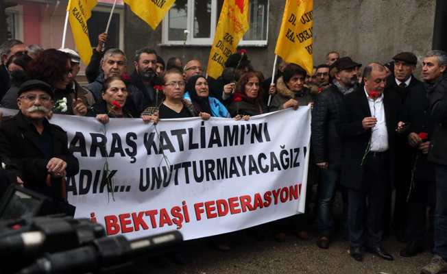 39. yılında 'yasağa rağmen' Maraş’ta anma yapıldı