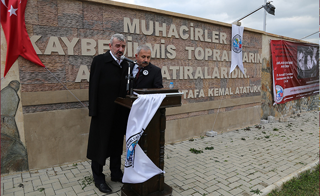 Göç Anıtı’nda duygusal anma