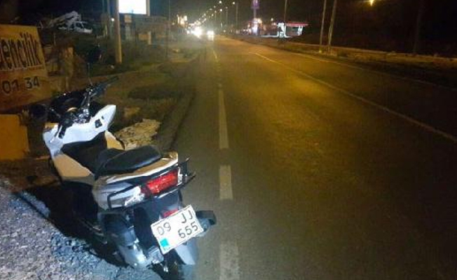 Kask takmayan motosiklet sürücüsü hayatını kaybetti!
