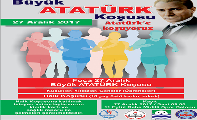 'Foça Büyük Atatürk Koşusu' yapılacak