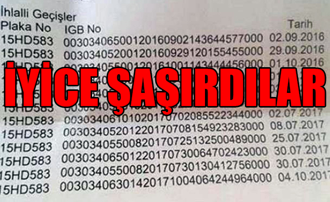 Hiç gitmediği İstanbul'dan ceza geldi