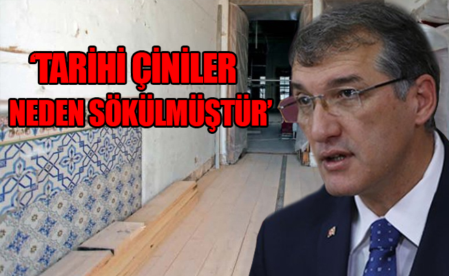 CHP'li İrgil: Dolmabahçe'deki çiniler nerede?