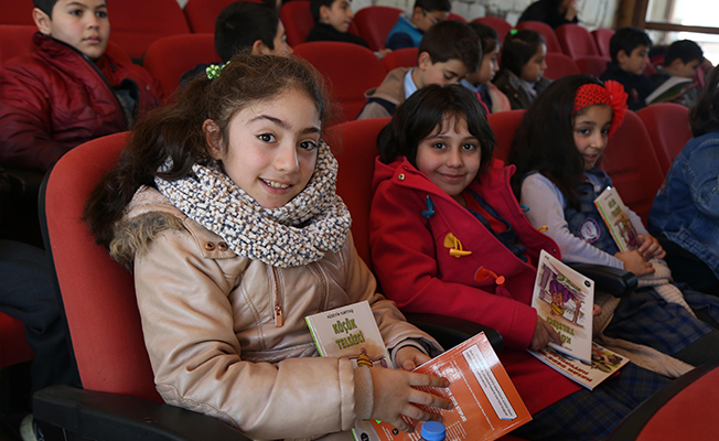 Hüseyin Yurttaş, çocuklarla buluştu