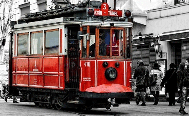 Taksim tramvayında son durum!