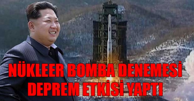 Nükleer bomba denemesi deprem etkisi yaptı