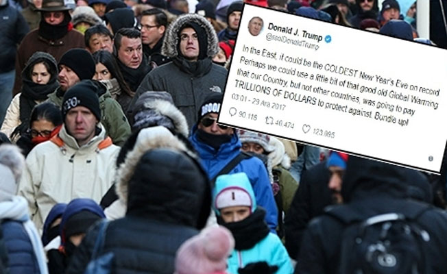 Trump: Bu güzelim küresel ısınmanın birazını kullanabiliriz!