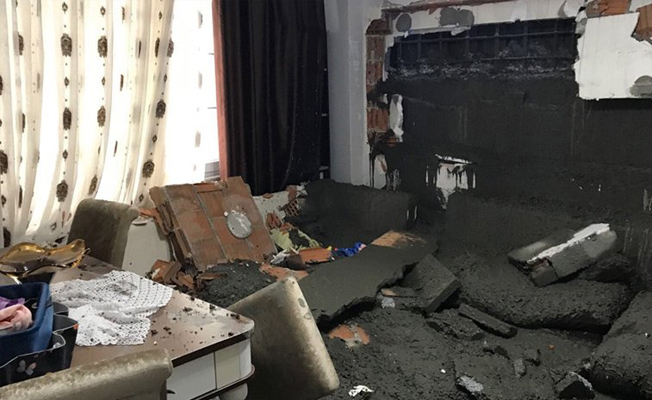 Beton mikseri dehşeti: Ev çöktü, yaralılar var!