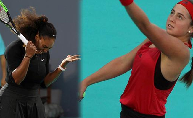 Serena Williams mağlubiyetle başladı