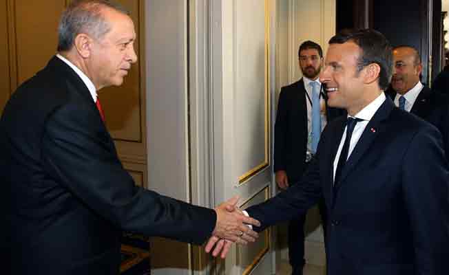Erdoğan'ın yeni yılda ilk ziyareti Macron'a