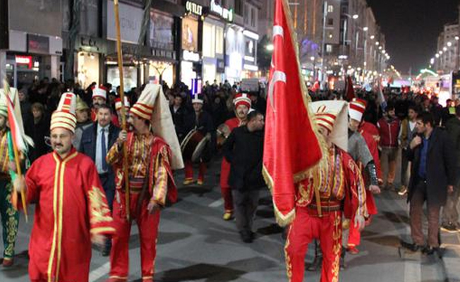 Sivas'ta Mekke'nin Fethi yürüyüşü