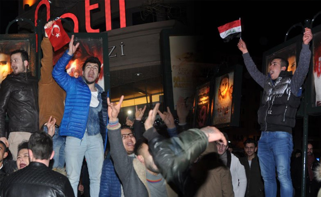 Eskişehir’deki yılbaşı kutlamasında Iraklı ve Suriyeliler ile Türkler arasında gerginlik
