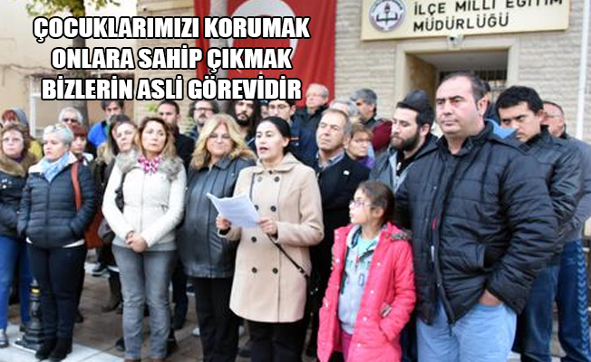 Marmaris'te 'tarikat yurtları kapatılsın' eylemi