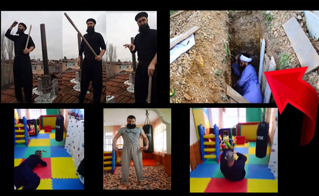 Damda Noel Baba'yı bekleyen şahsın benzer videoları ortaya çıktı!