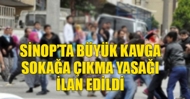 Sinop'ta büyük kavga: Çok sayıda yaralı