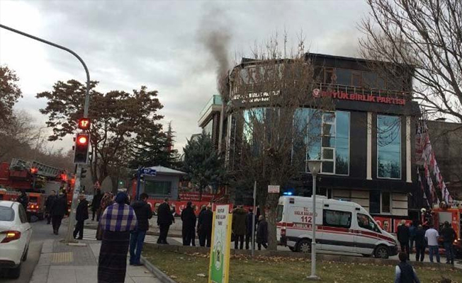 BBP Genel Merkezi’nde yangın