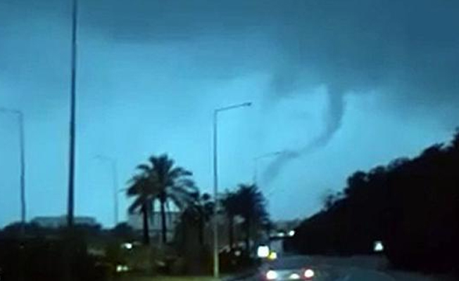Alanya’da dev hortum