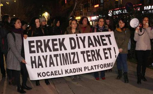 Kadınlardan, Diyanet İşleri Başkanlığı'na tepki