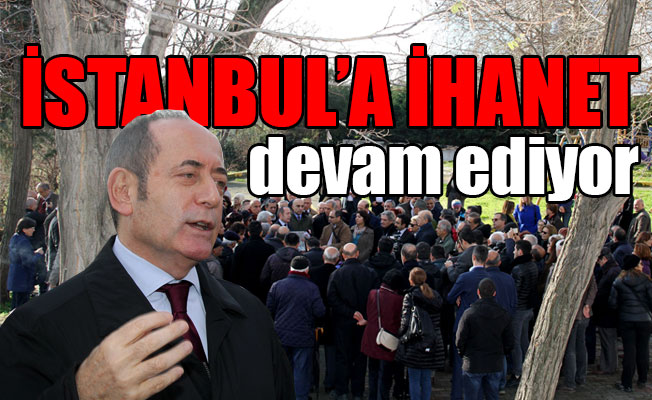 CHP'liler 'imara açılan yeşil alan' için toplandı
