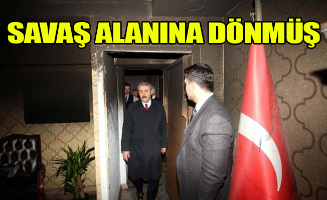 BBP'de yangının izleri siliniyor