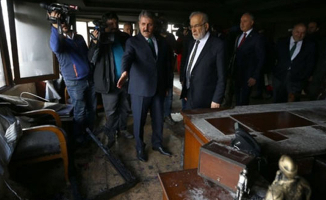 Saadet Partisi'nden Büyük Birlik Partisi'ne geçmiş olsun ziyareti