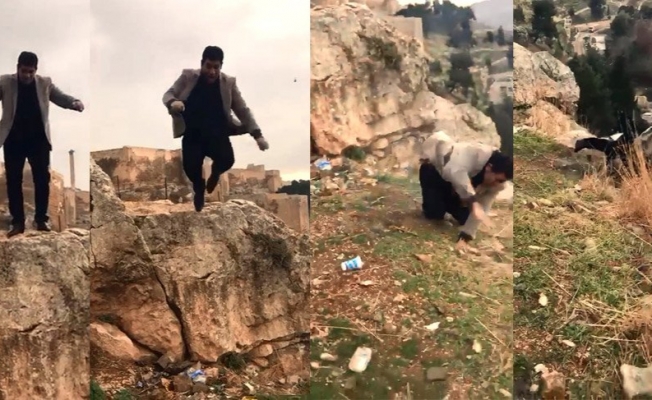 ‘Ya Allah’ dedi, ölüme zıpladı