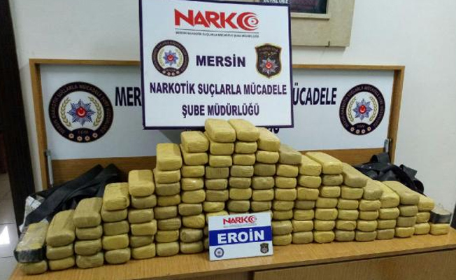 Domates yüklü TIR'da 60 kiloya yakın eroin bulundu!