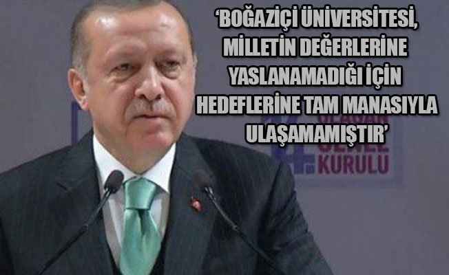 Erdoğan: Hocalarımız acaba nereye kadar pergellerini açıyorlar?