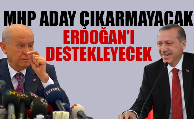 Bahçeli'den AKP ile ittifak açıklaması... MHP aday çıkarmayacak!