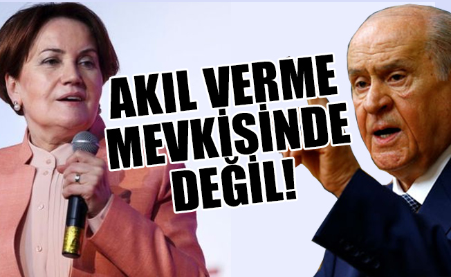 Akşener'den Bahçeli'ye 'ittifak' yanıtı