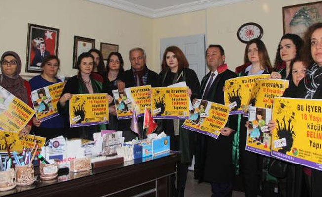 'Çocuktan gelin olmaz' kampanyası!