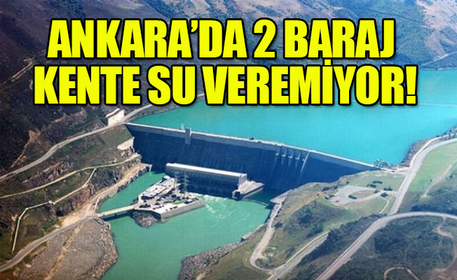 Barajdaki sular tükenme noktasına geldi!