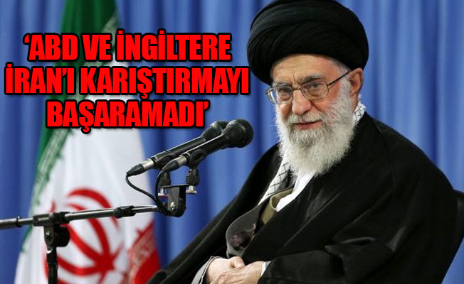Hamaney: Halkın güçlü direnişi yüzünden yeniliyorlar!