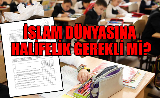 Okulda bakanlık onaylı TÜBİTAK anketi skandalı... Okumadan imzaladım