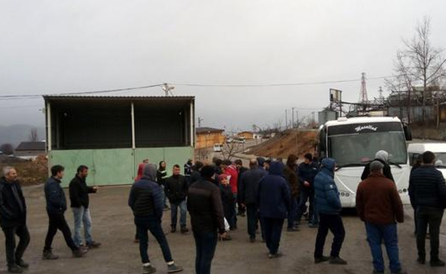 Artvin’de maden çalışanları greve gitti, üretim durdu