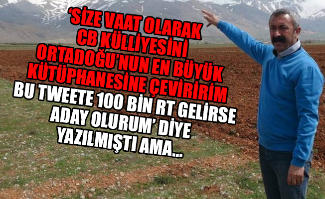 Komünist Başkan'dan cumhurbaşkanlığı adaylığı açıklaması