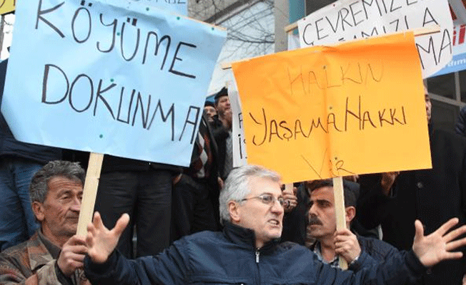 Vize'de köylülerin 'taş ocağı' isyanı