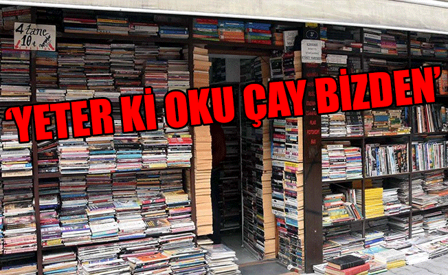 Küçük bir tezgahla başladı, dev bir sahaf oldu!